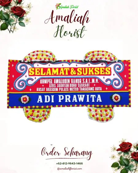 Papan Bunga Ucapan Selamat Keruak