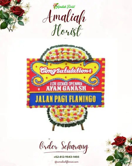 Sewa Papan Bunga Keruak